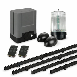 Motor za kliznu kapiju do 300kg set 4m letve,lampa,fotocelije